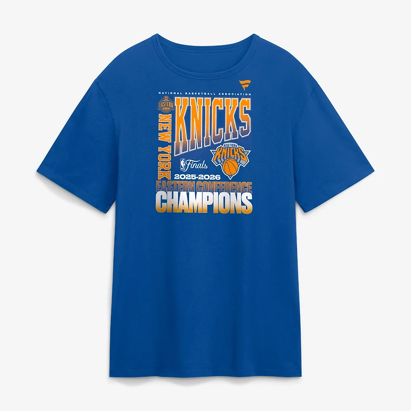 Men's Blue New York Knicks 2026 NBA Eastern Conference Champions T-Shirt