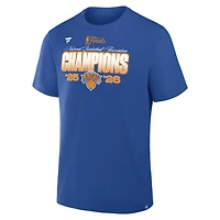 Men's Blue New York Knicks 2026 NBA Finals Champions Core T-Shirt