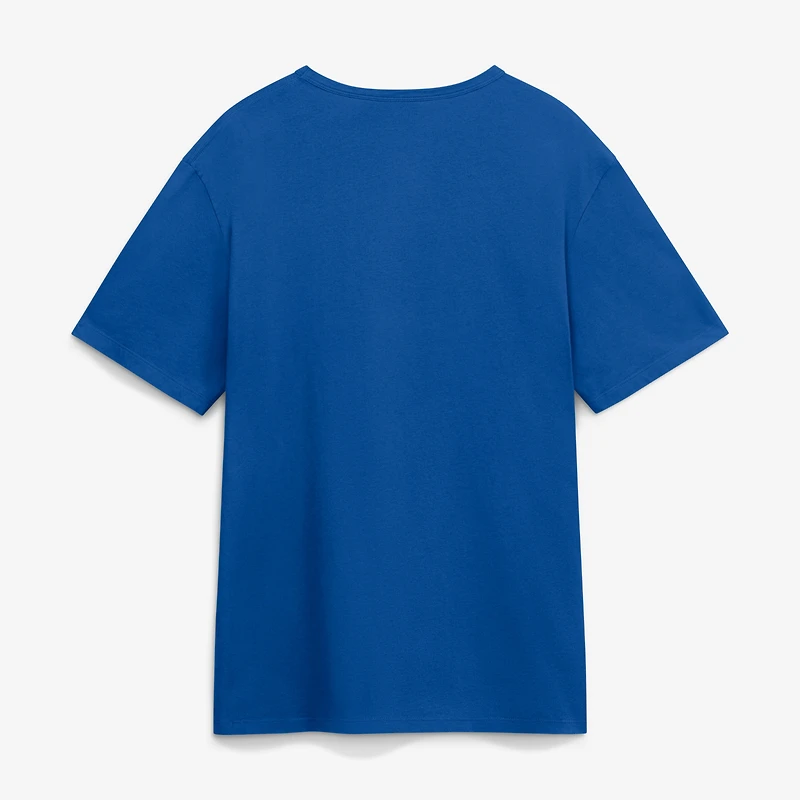T-shirt bleu pour homme New York Knicks, trophée des champions NBA 2026