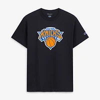 Men's Champion  Black New York Knicks T-Shirt