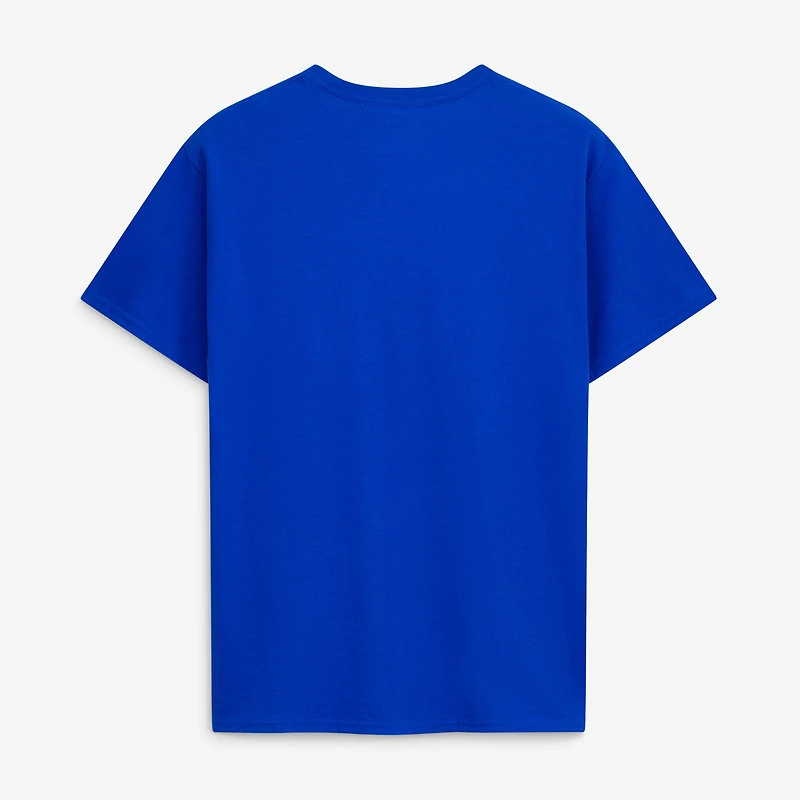 Men's Champion Royal New York Knicks Fade Jersey T-Shirt
