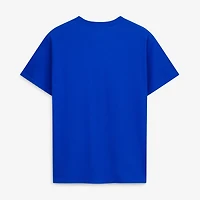 Men's Champion Royal New York Knicks Fade Jersey T-Shirt
