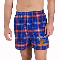 Men's Concepts Sport  Blue/Orange New York Knicks 2026 NBA Finals Champions Ultimate Flannel Shorts