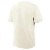 Men's Cream New York Knicks 2026 NBA Finals Champions Stylized T-Shirt