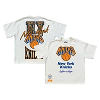 T-shirt premium crème pour homme New York Knicks Team City Collection