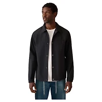 Men's FAHERTY  Black New York Knicks Coaches Full-Snap Jacket