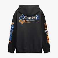 Men's Fanatics Black New York Knicks 2026 NBA Finals Champions Fleece Hoodie