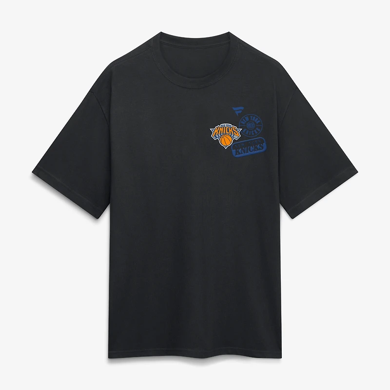 Men's Fanatics Black New York Knicks 2026 NBA Finals Champions Legacy Heavyweight T-Shirt