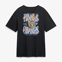 Men's Fanatics Black New York Knicks 2026 NBA Finals Champions Ring T-Shirt