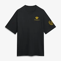 Men's Fanatics Black New York Knicks 2026 NBA Finals Champions x USA 250th Heavyweight T-Shirt