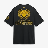 Men's Fanatics Black New York Knicks 2026 NBA Finals Champions x USA 250th Heavyweight T-Shirt