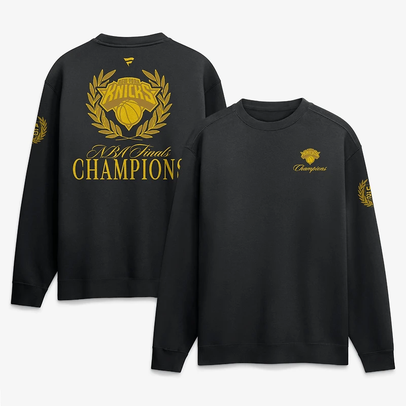 Sweat-shirt Fanatics noir pour homme, New York Knicks, champions NBA 2026, édition spéciale 250e anniversaire des États-Unis