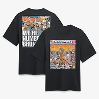 Men's Fanatics New York Knicks x Post 2026 NBA Finals Champions Newspaper Cover Heavyweight T-Shirt