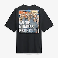 Men's Fanatics New York Knicks x Post 2026 NBA Finals Champions Newspaper Cover Heavyweight T-Shirt