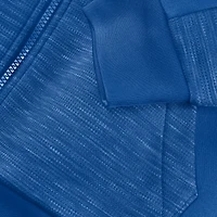 Sweat à capuche zippé bleu New York Knicks Back Door Cut Play Defender pour homme