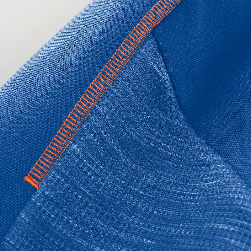 Men's Fanatics Blue New York Knicks Back Door Cut Play Defender Full-Zip Hoodie