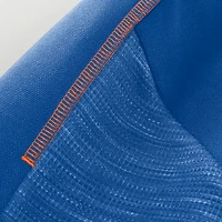 Men's Fanatics Blue New York Knicks Back Door Cut Play Defender Full-Zip Hoodie