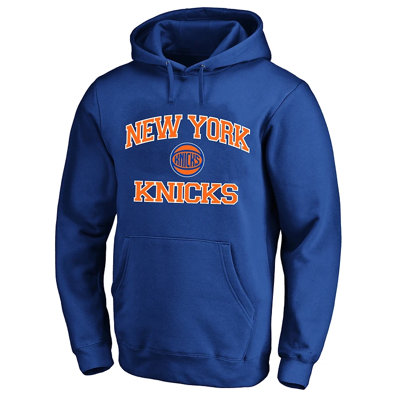 Men's Fanatics Blue New York Knicks Big & Tall Heart Soul Hoodie