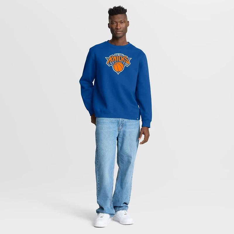 Men's Fanatics Blue New York Knicks Essential Legacy Sweatshirt