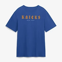 Men's Fanatics Blue New York Knicks Forever Legacy Cotton T-Shirt