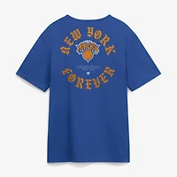 Men's Fanatics Blue New York Knicks Forever Legacy Cotton T-Shirt