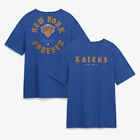 Men's Fanatics Blue New York Knicks Forever Legacy Cotton T-Shirt