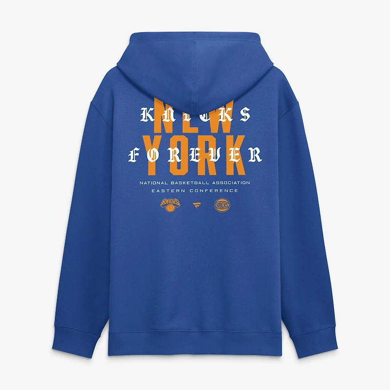 Men's Fanatics Blue New York Knicks Forever Legacy Hoodie