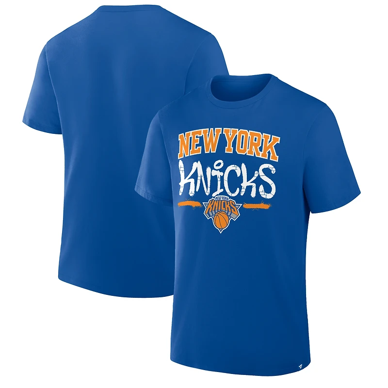 Men's Fanatics Blue New York Knicks Hometown Local T-Shirt