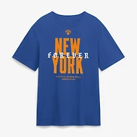 Men's Fanatics Blue New York Knicks NY Forever Legacy Cotton T-Shirt