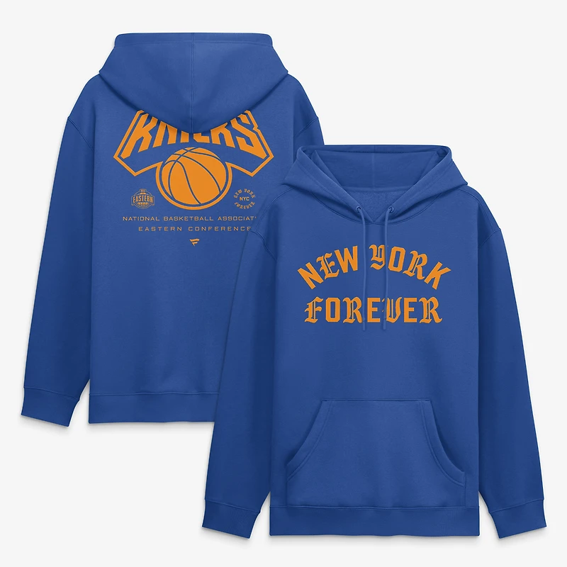 Men's Fanatics Blue New York Knicks NY Forever Legacy Hoodie