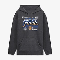 Sweat à capuche polaire Fanatics Charcoal New York Knicks 2026, champions de la Conférence Est NBA, pour homme