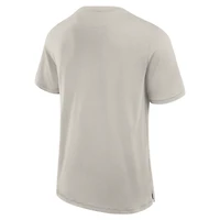 T-shirt premium Fanatics Cream New York Knicks Crossover Collection Pull Up Jumper Shot pour homme