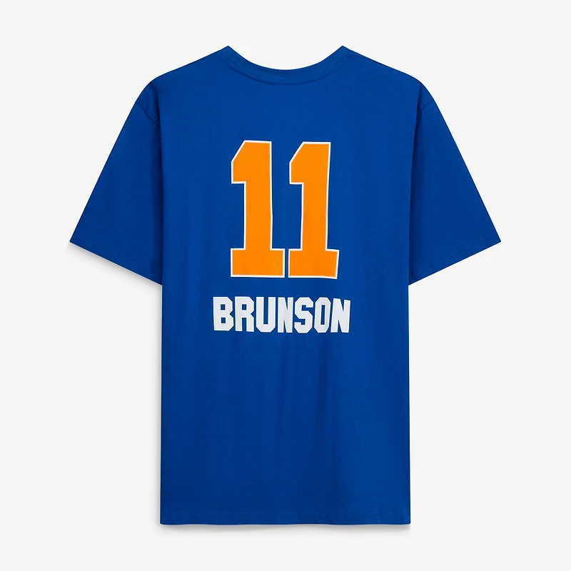 Men's Fanatics Jalen Brunson Blue New York Knicks Big & Tall Name Number T-Shirt