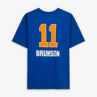 Men's Fanatics Jalen Brunson Blue New York Knicks Big & Tall Name Number T-Shirt