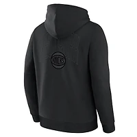 Men's Fanatics New York Knicks Black Out Hoodie