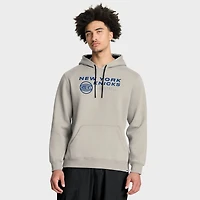 Men's Fanatics Off White New York Knicks Crossover Collection Blocked Shot Premium Pullover Hoodie