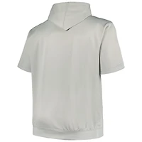 Sweat à capuche argenté avec logo Fanatics pour hommes des New York Knicks Big & Tall
