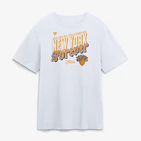 Men's Fanatics White New York Knicks 2026 NBA Finals Champions Big & Tall Hometown T-Shirt