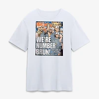 Men's Fanatics White New York Knicks x Post 2026 NBA Finals Champions Newspaper Cover T-Shirt