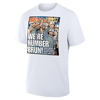 Men's Fanatics White New York Knicks x Post 2026 NBA Finals Champions Newspaper Cover T-Shirt