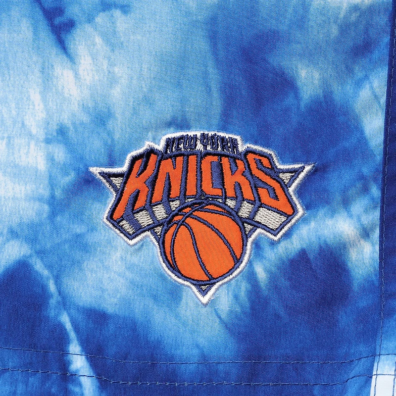 Men's G-III Sports by Carl Banks Blue New York Knicks Splash Volley Swim Shorts