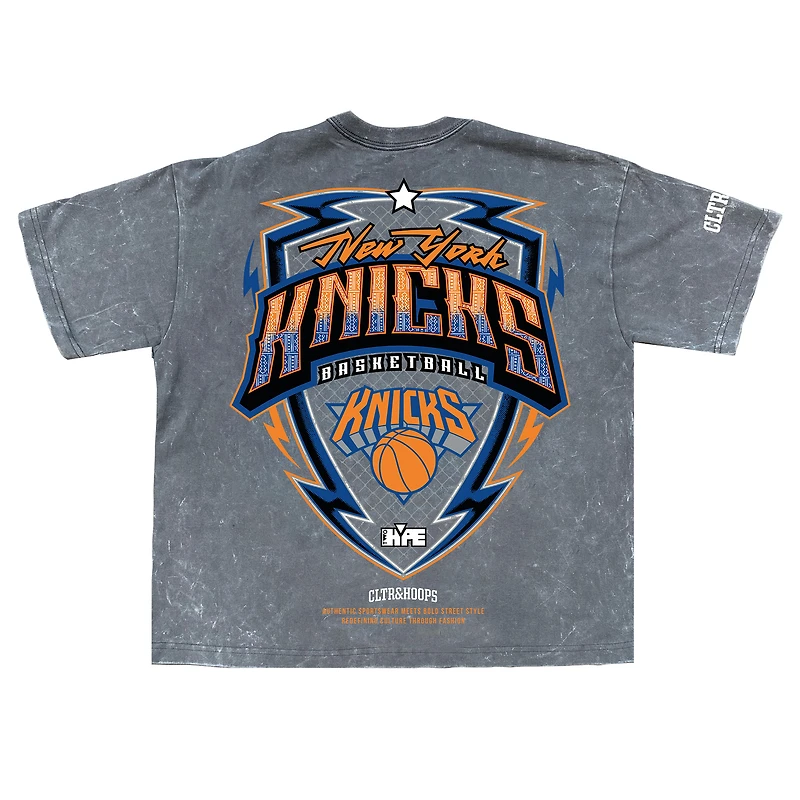 Men's  Gray New York Knicks Banner Era Collection Premium T-Shirt