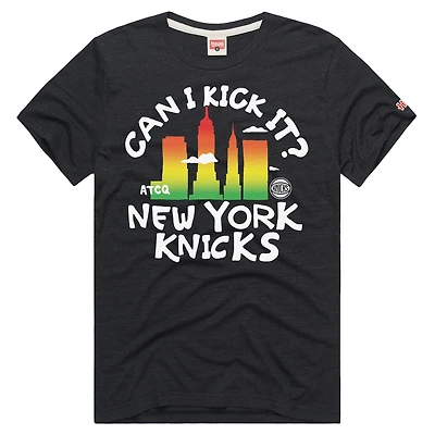 Men's Homage Charcoal New York Knicks A Tribe Called Quest x NBA Can I Kick It? Tri-Blend T-Shirt