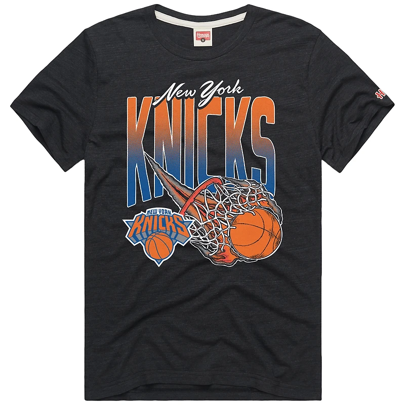 T-shirt tri-blend gris anthracite pour homme, hommage aux New York Knicks On Fire