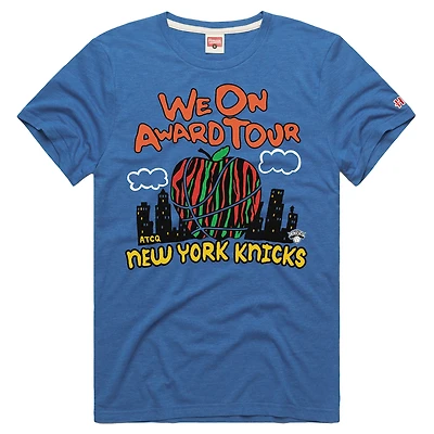 Men's Homage Royal New York Knicks A Tribe Called Quest x NBA We On Award Tour T-Shirt