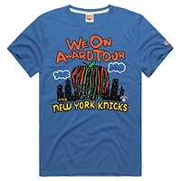 Men's Homage Royal New York Knicks A Tribe Called Quest x NBA We On Award Tour T-Shirt