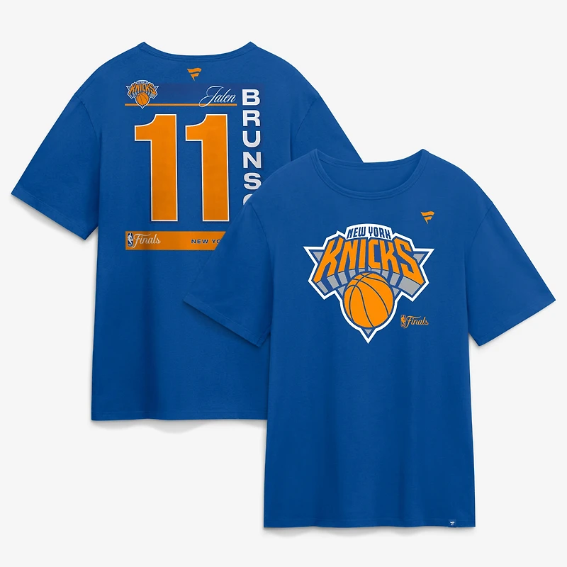 Men's Jalen Brunson Royal New York Knicks 2026 NBA Finals Name & Number T-Shirt