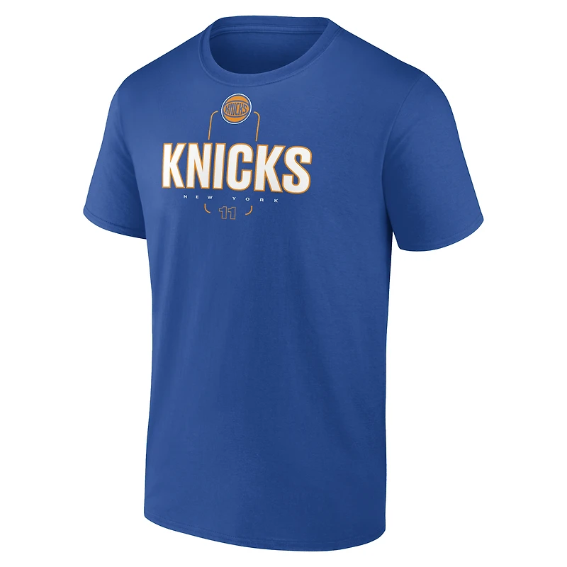 Men's Jalen Brunson Royal New York Knicks Name & Number T-Shirt