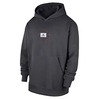 Sweat à capuche Jordan Brand anthracite New York Knicks Statement Jumpman Flight Premiere pour homme