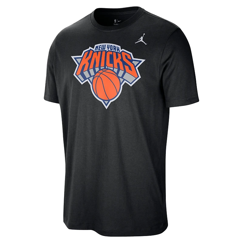 Men's Jordan Brand Black New York Knicks Statement Edition Essential T-Shirt